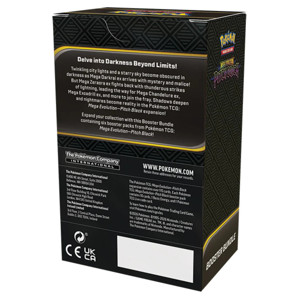 Pokemon TCG: Mega Evolution Pitch Black Booster Bundle (Preorder)