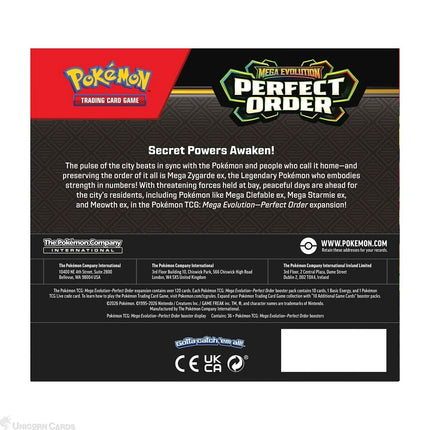 Pokemon TCG: Mega Evolution - Perfect Order Booster Display Box (36 packs)