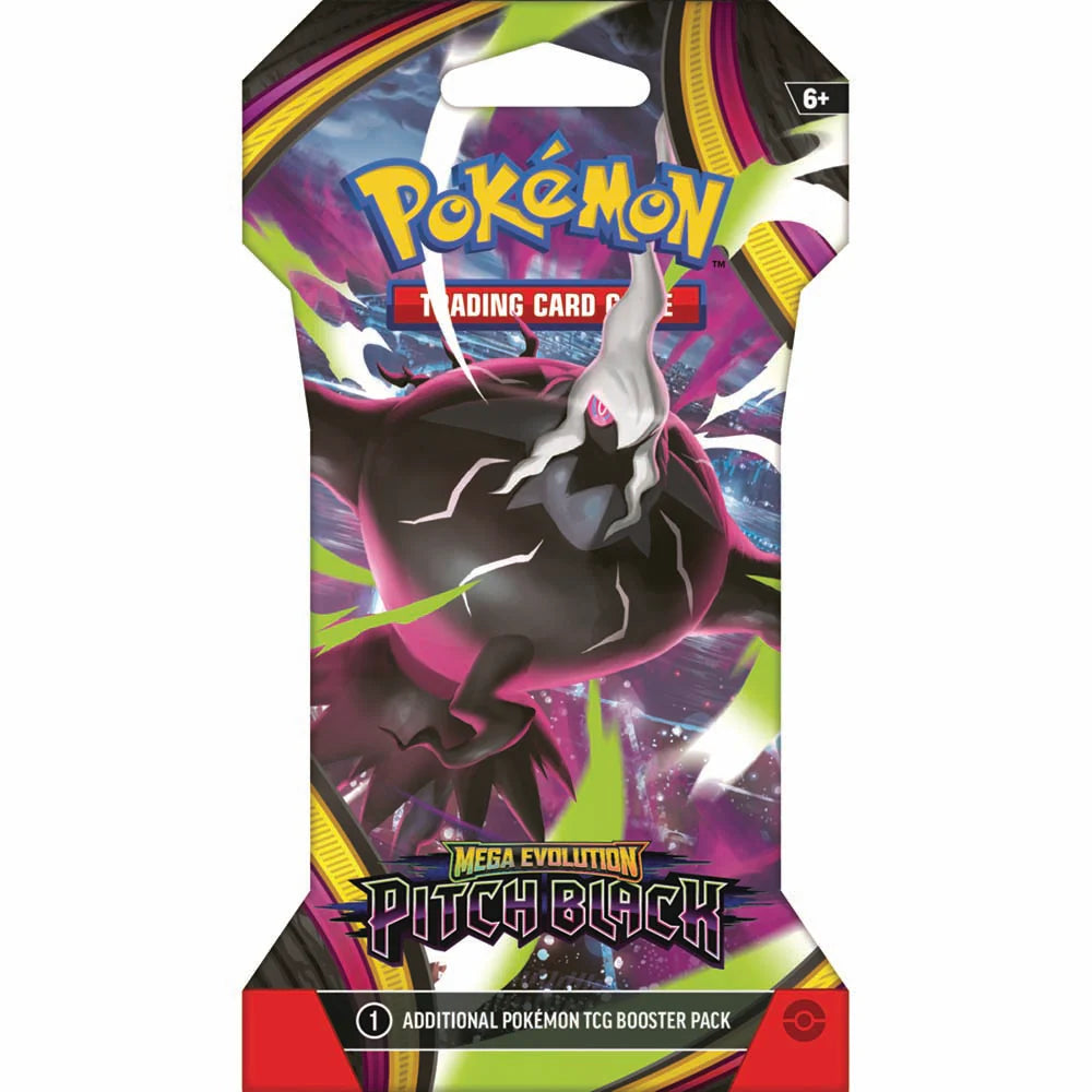Pokemon TCG: Mega Evolution Pitch Black Sleeved Booster Pack "1" (Preorder)