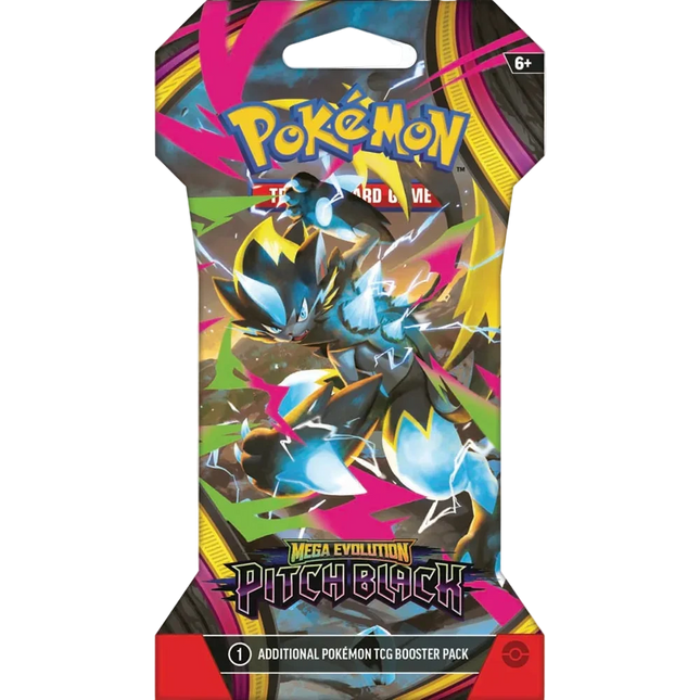 Pokemon TCG: Mega Evolution Pitch Black Sleeved Booster Pack "1"