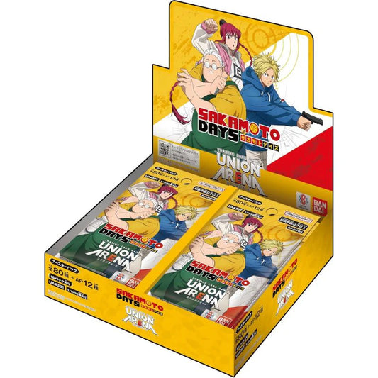 BANDAI Union Arena Sakamoto Days UA43BT Booster Pack Box