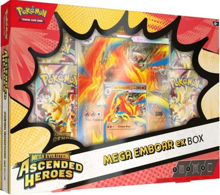 Pokémon Mega Evolution - Ascended Heroes EX Box Mega (set of 3)