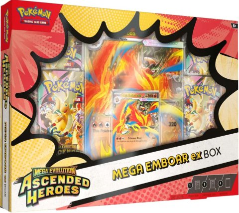 Pokémon Mega Evolution - صندوق Ascended Heroes EX Mega (مجموعة من 3) (طلب مسبق)