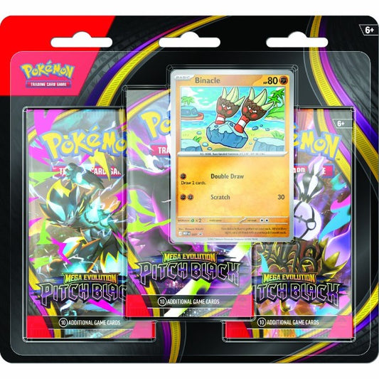 Pokemon - TCG - Mega Evolution Pitch Black 3-Pack Blister (Preorder)