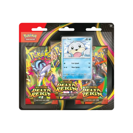 Pokémon TCG: Mega Evolution: Delta Reign 3-Pack Blister (Pre-Order)