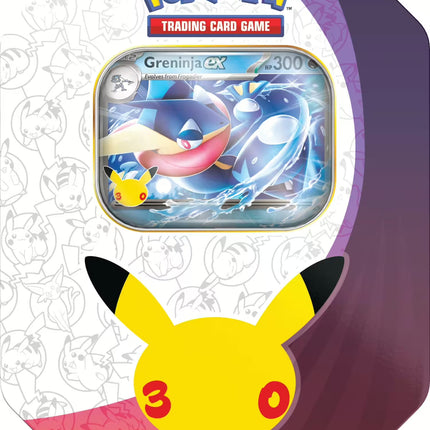 Pokémon TCG: 30th Celebration Greninja ex & Sylveon ex Tin