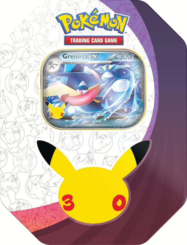 Pokémon TCG: 30th Celebration Greninja ex & Sylveon ex Tin