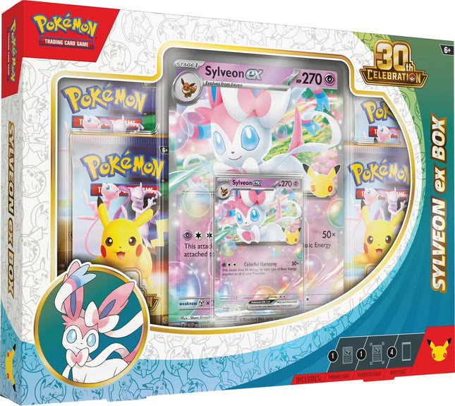 Pokémon TCG: 30th Celebration - Ex Box - Sylveon ex