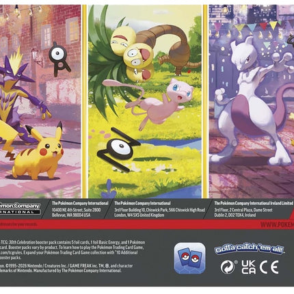 Pokemon TCG 30th Celebration Mini Tin ( 1 random)