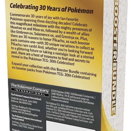 Pokemon TCG: 30th Celebration Booster Bundle Box