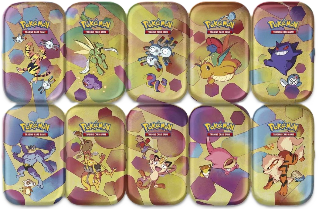 بطاقات بوكيمون TCG: علبة Scarlet & Violet-151 Mini Tin
