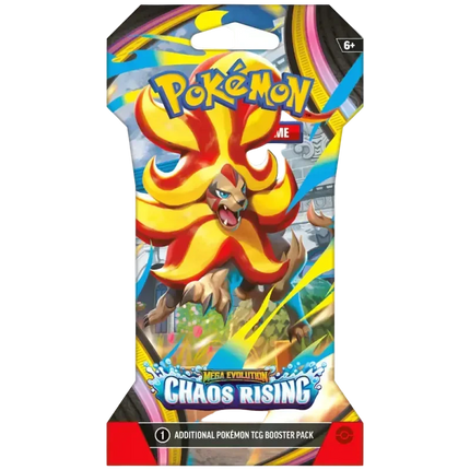 Pokémon TCG Mega Evolution  Chaos Rising Sleeved Booster