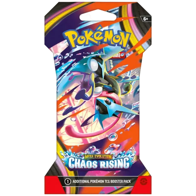 Pokémon TCG Mega Evolution  Chaos Rising Sleeved Booster
