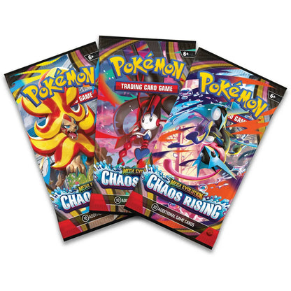 Pokémon TCG: Mega Evolution Chaos Rising - 3-Pack Blister (Preorder)