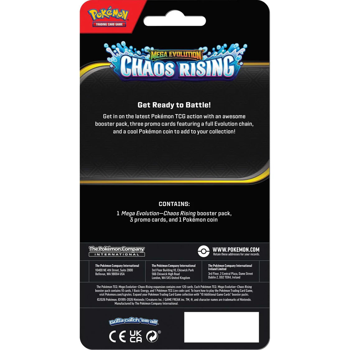 Pokémon TCG Mega Evolution Chaos Rising - Premium Checklane Blister (Preorder)