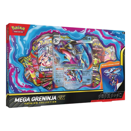 Pokemon TCG: Mega Greninja Premium ex Box