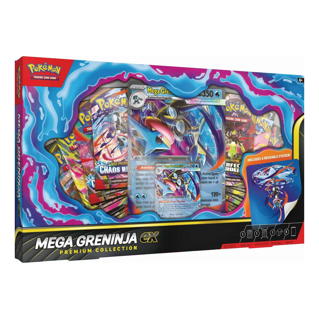 Pokemon TCG: Mega Greninja Premium ex Box (Preorder)