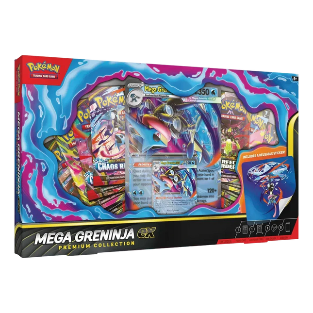 Pokemon TCG: Mega Greninja Premium ex Box