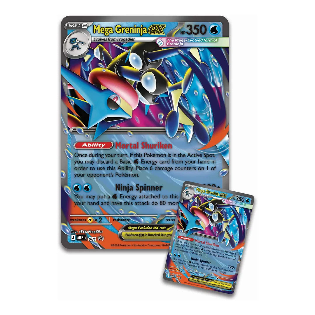 Pokemon TCG: Mega Greninja Premium ex Box (Preorder)