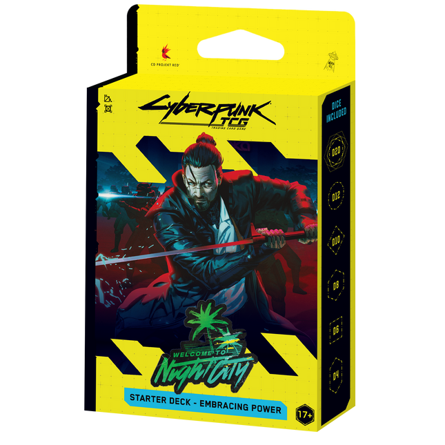 Cyberpunk 2077 TCG: Welcome to Night City – Starter Deck: Embracing Power (Pre-Order)