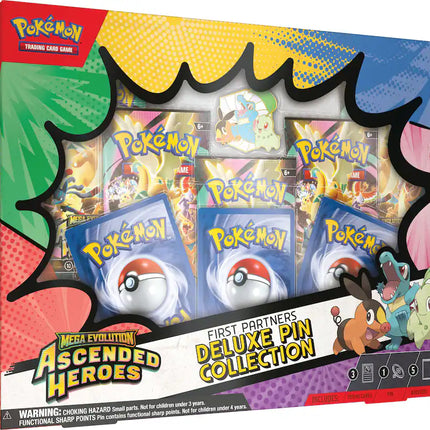 Pokémon - Trading Card Game Mega Evolution Ascended Heroes First Partners Deluxe Pin Collection