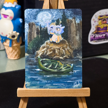 1-of-1 Custom Painted Cubone Card – Amjaad x KanzTCG