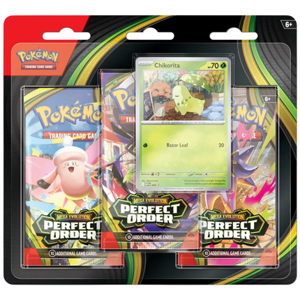 Pokémon TCG: Mega Evolution: Perfect Order 3-Pack Blister