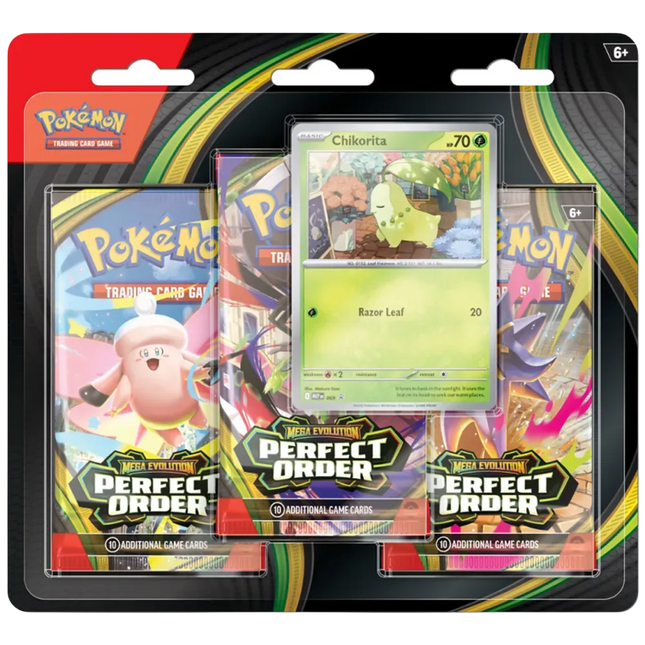 Pokémon TCG: Mega Evolution: Perfect Order 3-Pack Blister