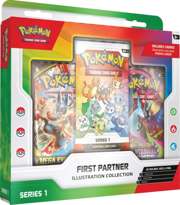 Pokémon TCG: First Partner - Illustration Collection - Series 1