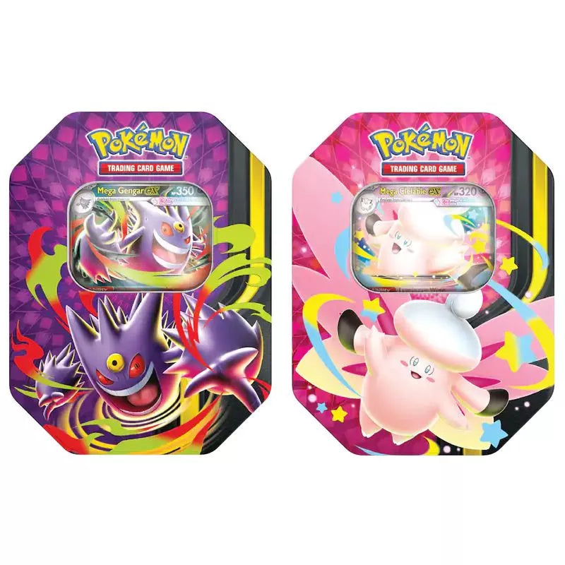 Pokémon Trading Card Game (TCG): Mega Moonlit Tin Assortment (Styles May Vary) (Preorder)