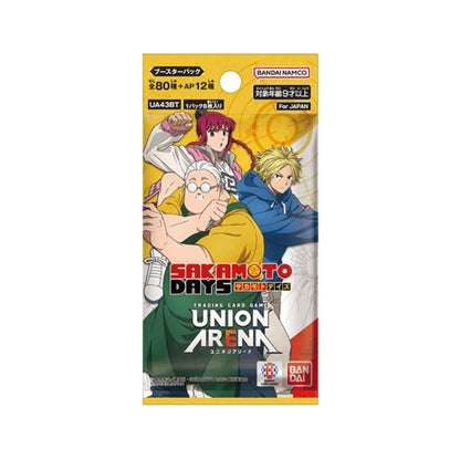 BANDAI Union Arena Sakamoto Days UA43BT Booster Pack Box